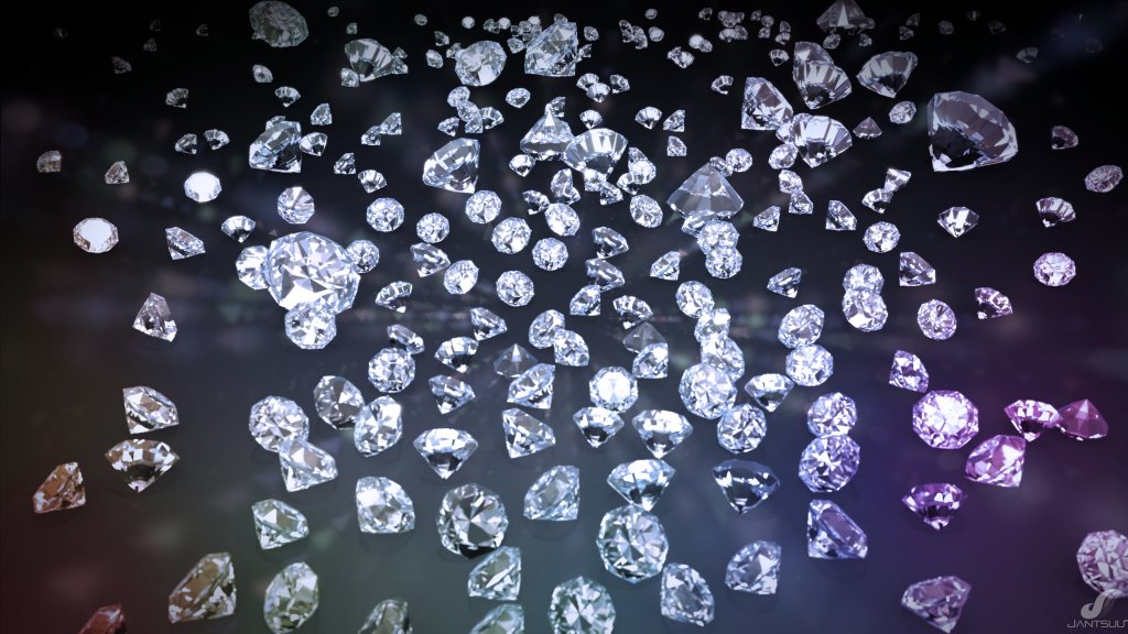 Diamonds are largely sorted by hand