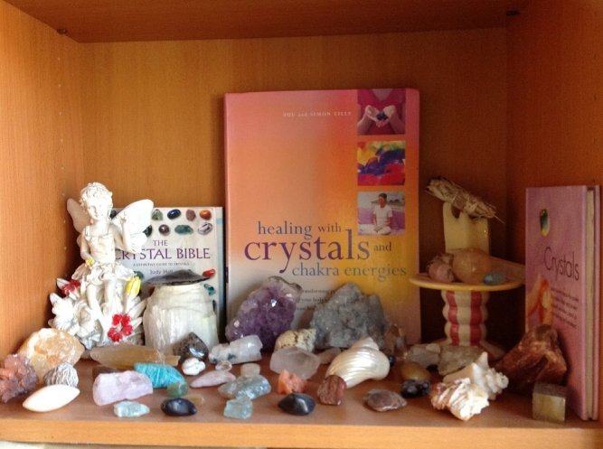 Clear a Shelf for your Crystal Collection